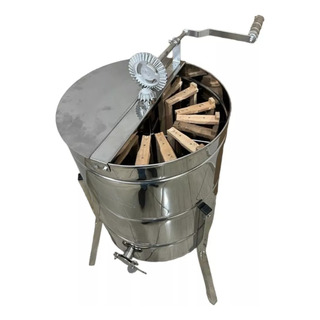 Centrifuga Manual Extratora Mel Engrenagem 8 Quadros Inox Centrifuga Manual Extratora Mel Engrenagem 8 Quadros Inox