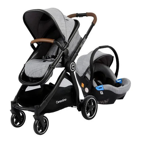 Coche Carestino Deluxe V2 Greige 3 en 1