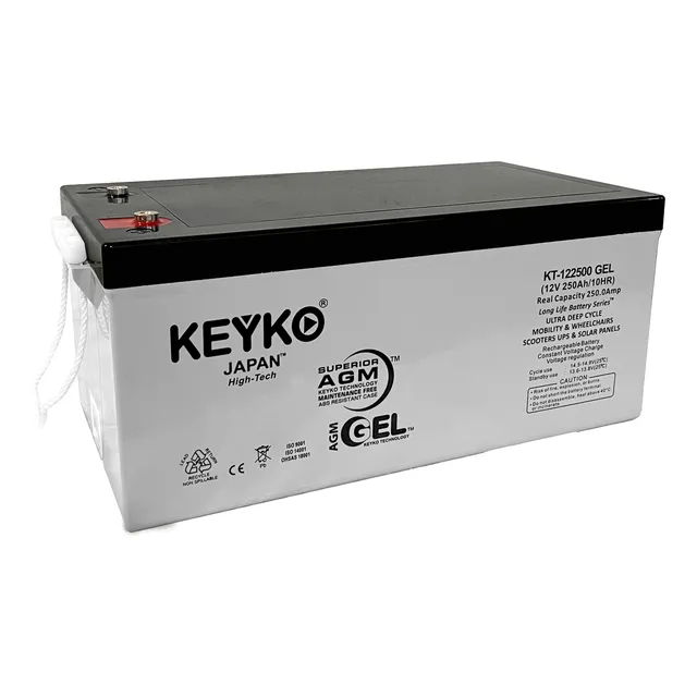 Bateria Inversores 12v 250ah | Ciclo Profundo Real 250 Keyko