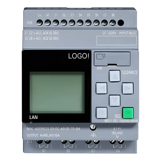 Plc Logo! V8.4 6ed1052-1md08-0ba2 8di (4ai) / 4do 12/24rce