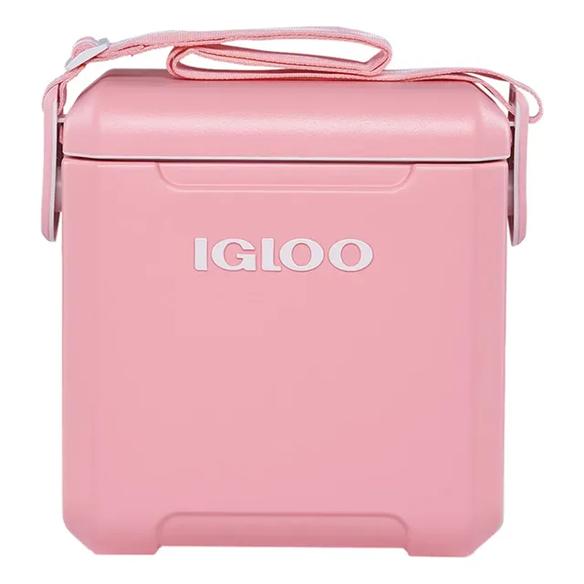 Igloo Hielera 11 Qt 14 Latas 10 L. Correa Ajustable Rosa. Color Rosa