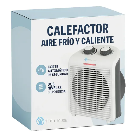 Estufa Para Baño Calienta En 5 Segundos Economica  Con Corte Blanco