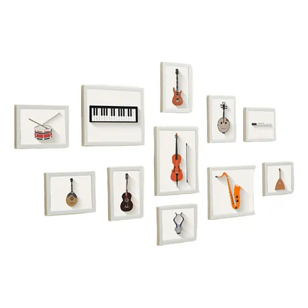 Marco De Fotos De Decoración De Pared No Perforado 11u