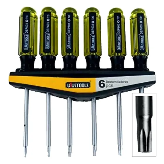 Set 6 Destornilladores Uyustools Modelo Tork