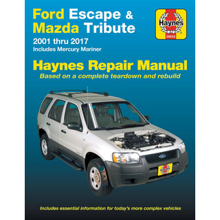 Libro: Ford Escape (01-17), Mazda Tribute (01-11) & Mercury Libro: Ford Escape (01-17), Mazda Tribute (01-11) & Mercury