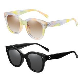 2 Piezas Lentes De Sol Mujer Protección Uv400 2 Piezas Lentes De Sol Mujer Protección Uv400