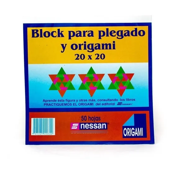  Block Origami 20 X 20  Cont 20 Hojas