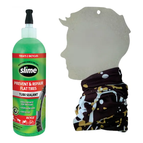 Antipinchazos Para Llantas Con Neumático Slime 16 Oz + Cuell