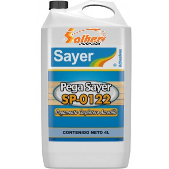 Pegamento Amarillo Pegasayer Carpintero Galon 4 Litros