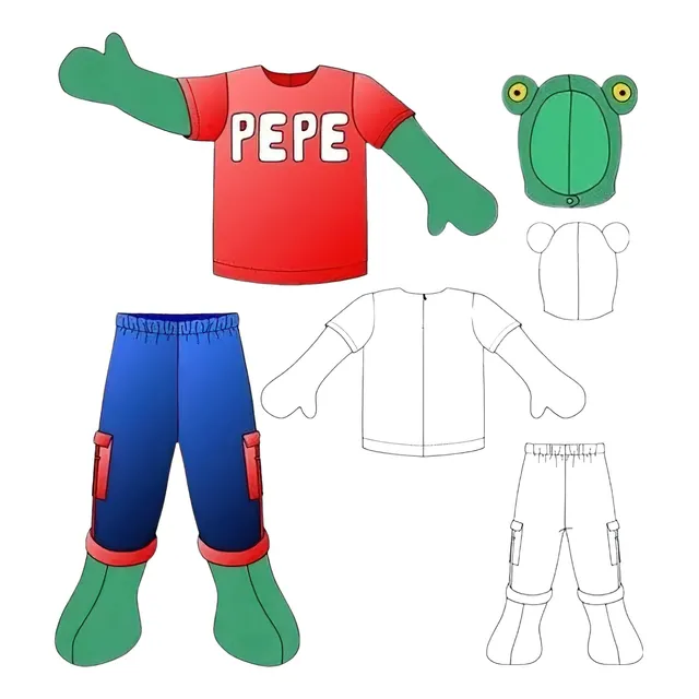 Moldes Unicose 18001105 Disfraz Sapo Pepe 