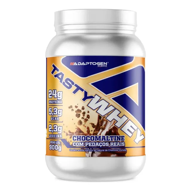 Proteina Para Ectomorfo Tasty Whey Sabor Chocomaltine 900g Sabor Choco Maltine