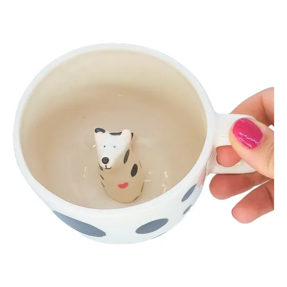 Tazon Animales Nadadores - Perrito - Ceramica