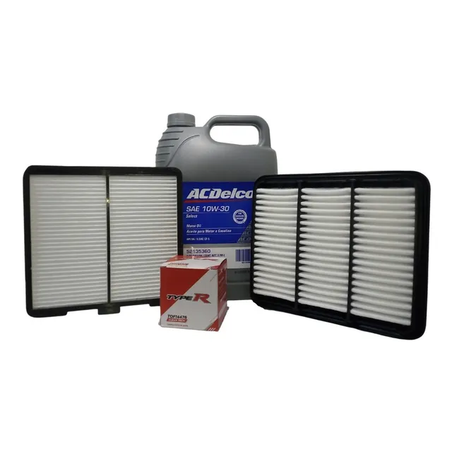 Kit Cambio Aceite 10w30 Chevrolet Spark Cronos + 3 Filtros