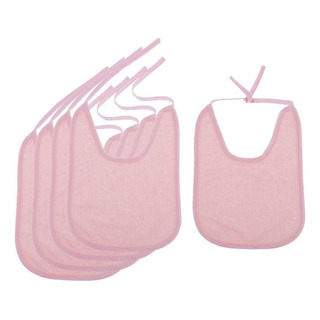 5x Babero Con Bolsillo Ajustable Reutilizable Para Comer 5x Babero Con Bolsillo Ajustable Reutilizable Para Comer