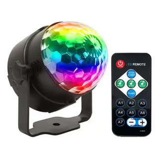 A Luz De Fiesta De Bola Giratoria Bluetooth Led Rgb Colorida A Luz De Fiesta De Bola Giratoria Bluetooth Led Rgb Colorida