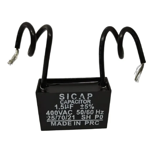 Capacitor Sicap Axial Box 1,5uf 400vac Ventilador 