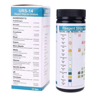 Tiras Reactivas Para Análisis De Orina Urs14 Tiras Reactivas Para Análisis De Orina Urs14
