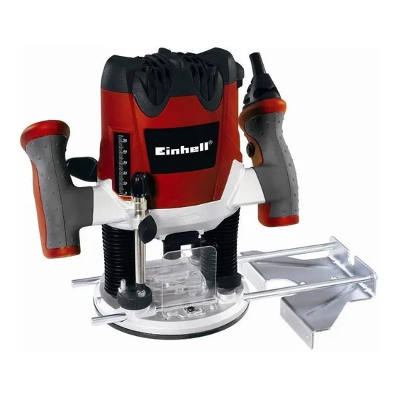 Fresadora Einhell rebajadora vertical 1200w Kit con fresas