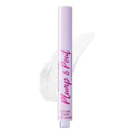 Voluminizador Plump & Pout Beauty Creations Gloss Stick 1 Pz Acabado High Shine Color 1 Lets Be Clear