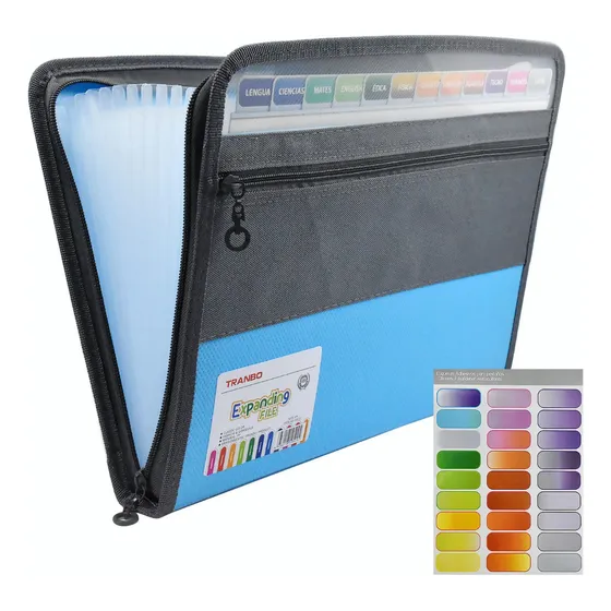 Archivero Expandible Carpeta De Archivos De13 Bolsillos