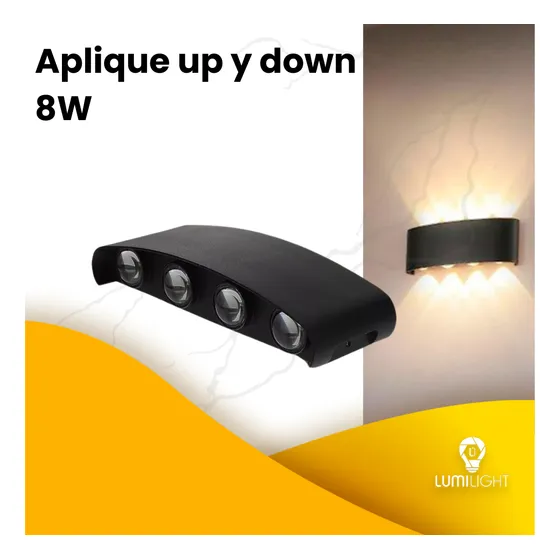 Aplique Up Y Down 8w