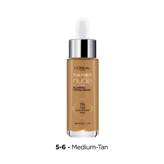 Base de maquillaje en sérum L'Oréal Paris True Match Nude Sérum L'oréal Paris True Match Nude Con Color 30 Ml Tono 4-5 Medium tono 5-6 medium-tan - 30mL 30g