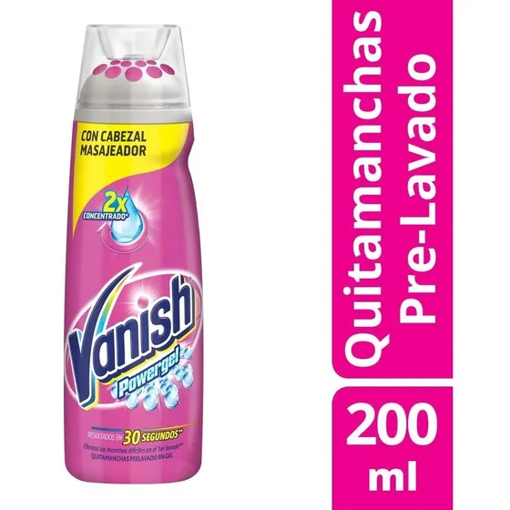 Quitamanchas En Gel Vanish Powergel Concentrado X 200ml