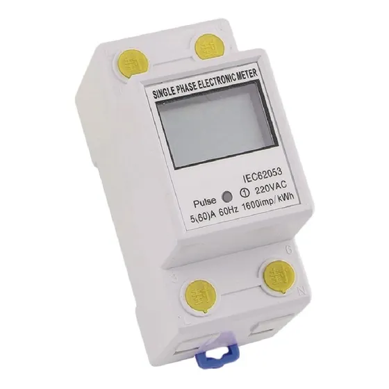 Medidor Monofasico Luz Consumo Riel Din Amper Volt Watt Kwh