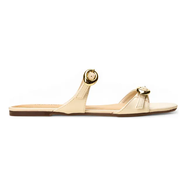 Sandália Rasteira Feminina Em Sintético Anacapri