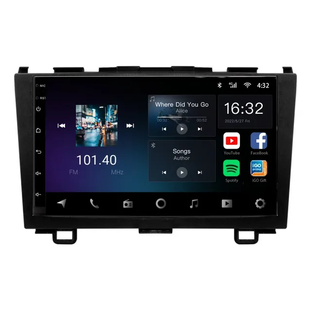 Multimídia 7 Android Crv 2007 A 2011 Aikon Core Red 2ram 