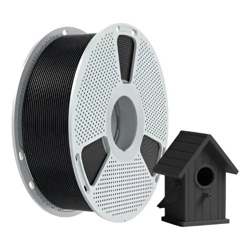 Filamento De Bambu Lab Petg Hf 1kg - Impressão 3d Em Preta Black