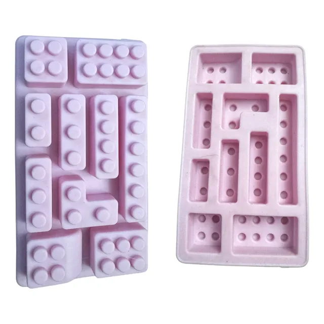 Molde De Silicona Bloques - Para Velas, Jabones, Res