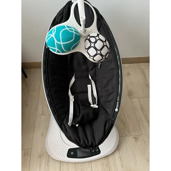 Silla Mecedora Eléctrica 4moms, Forro Negro.