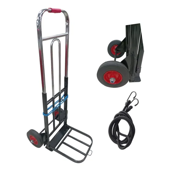 Carro Plegable Carga Aluminio Yegua Grande 200kg Transporte 