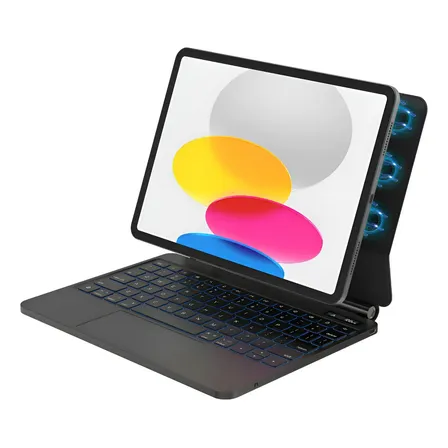 Teclado Mágico Bettdow Para 10th 2022 E iPad 11(a16, 2025) Preto