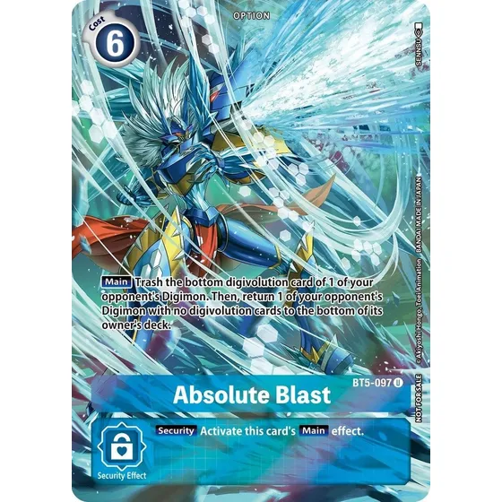Digimon Tcg Absolute Blast - Nova009 Absolute Blast Inglés