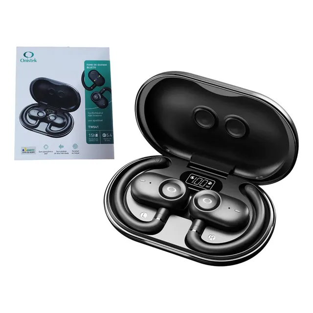Fone De Ouvido Sem Fio Bluetooth 5.4 Até 15hs Som Panoramico