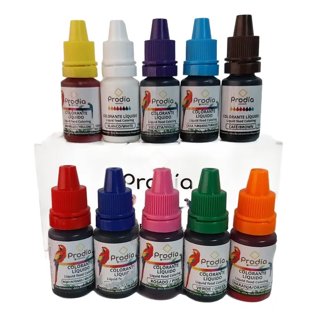 Caja De 12 Colorantes Prodia - mL a $792