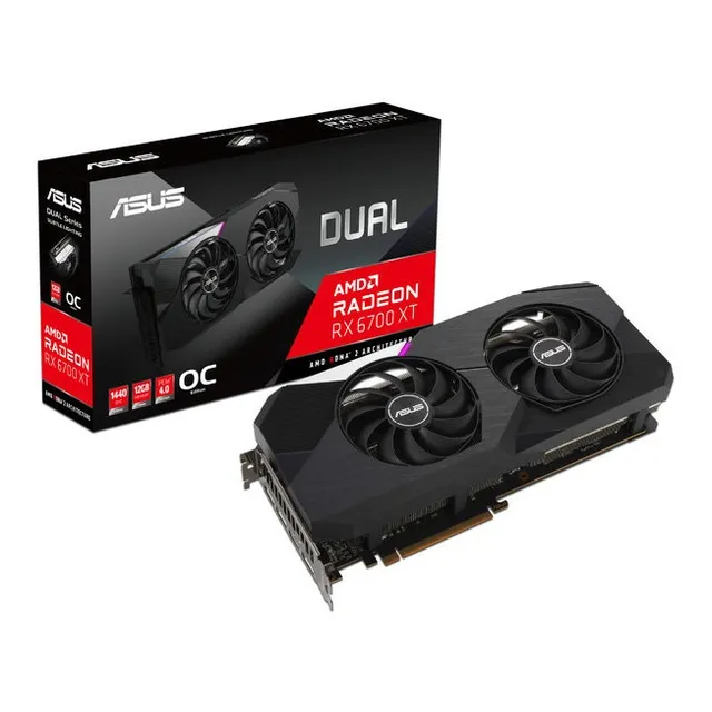 Tarjeta De Video Amd Radeon Rx 6700 Xt Asus Dual Oc
