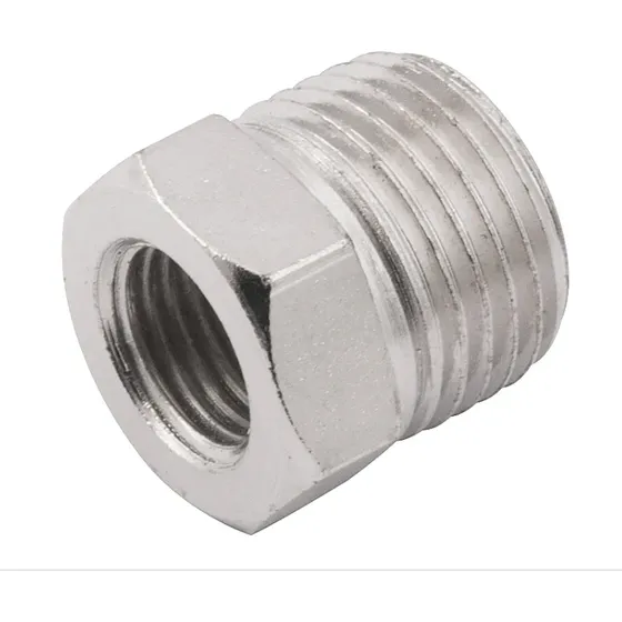 Kit 5 Uni Adaptador Aço Zincado Rosca 3/8m X 1/4f 5114003814