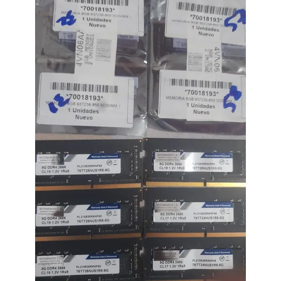 Memorias Ram Para Laptop Pc Y Servidor  Ddr1 Ddr2 Ddr3 Ddr4 