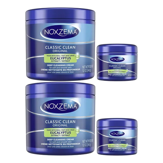 Crema Limpiadora Noxzema Classic Clean Original 360 Ml X 2