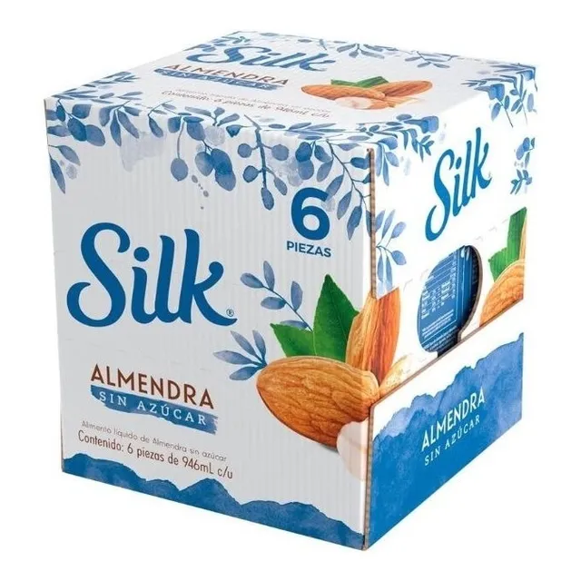Leche De Almendra Silk Original 6 Pzas De 946 Ml