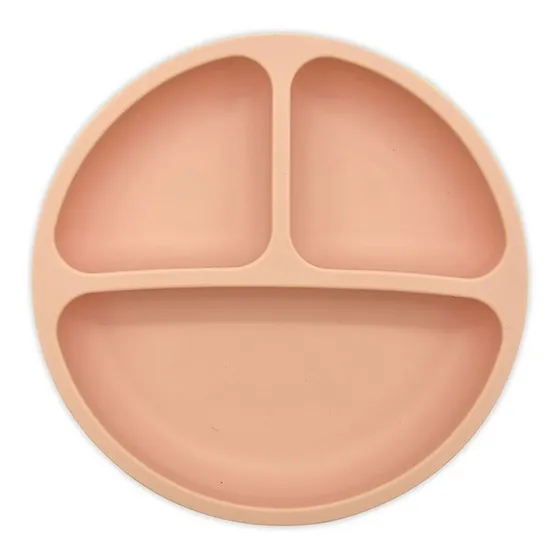 Plato De Silicona De Succión Y Ventosa (niño-niña) - Norplat Color Beige C3