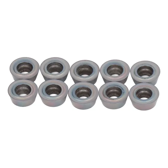 10 Pieza Insercion Fresado Carburo Arco Externo Colorido Kit