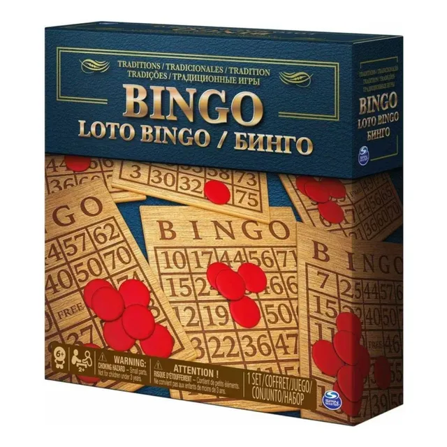 Juego De Mesa Bingo Loto Tradicional Spin Master