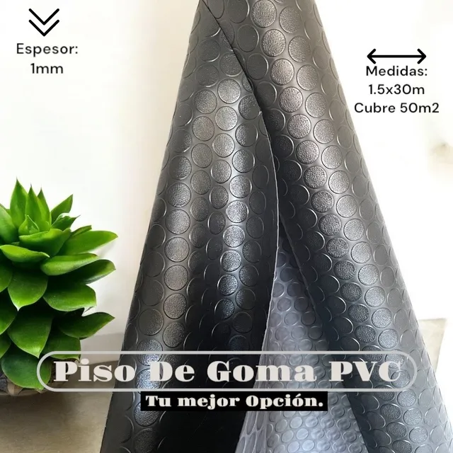 Piso De Goma Pvc  Alto Rollo Y Metro