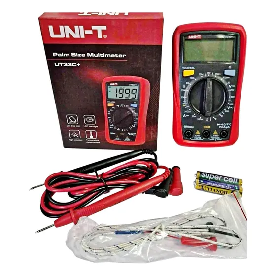 Uni-t® Multimetro Tester [ut33c+]® Capacitancia Temperatura 