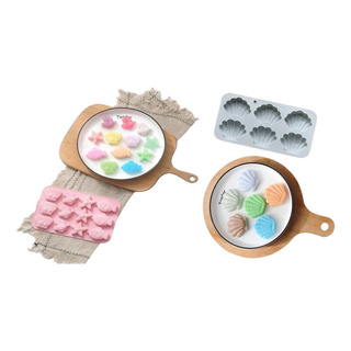 Moldes Silicona Set Marino Conchas - Repostería Jabón Velas Moldes Silicona Set Marino Conchas - Repostería Jabón Velas