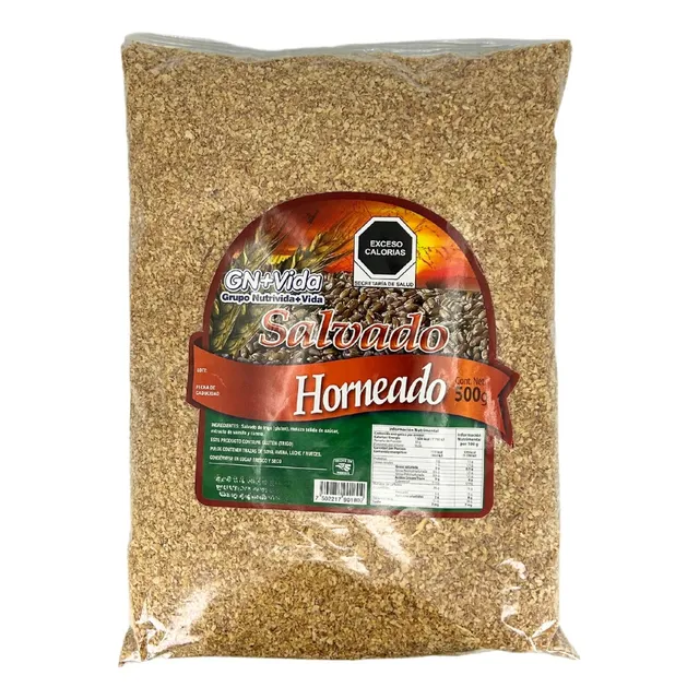 Salvado De Trigo Horneado Cereal Premium Gn Vida 500gr